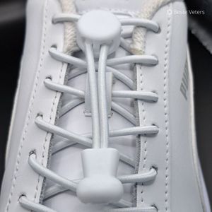 Beste Veters - Lock laces - Elastische schoenveters - Hardlopen - Veters 100 cm - Veters wit- Zomer -Zomertopper - Wandelschoenen veters - Luxe Veters
