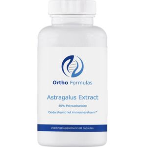 Astragalus Extract - 500mg - 60 capsules - immuunsysteem - hart - bloeddruk - Astragalus membranaceus - 40% polysachariden - 0,5% Astragalan B - vegan