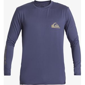 Quiksilver - UV-surf T-shirt voor heren - Everyday - Lange mouw - UPF50+ - Crown Blauw - maat XXXL