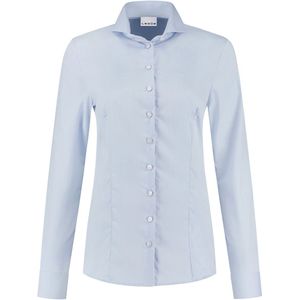 Ledûb dames blouse lichtblauw