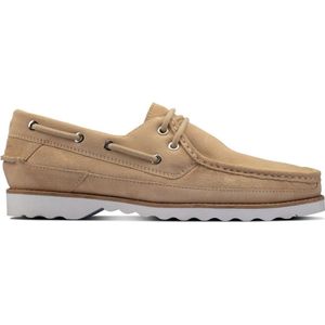 Clarks - Heren schoenen - Durleigh Sail - G - taupe suede - maat 9,5