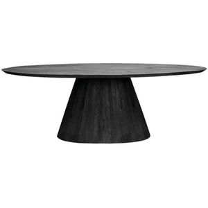 Tower living Premana oval diningtable - 240x120 - black
