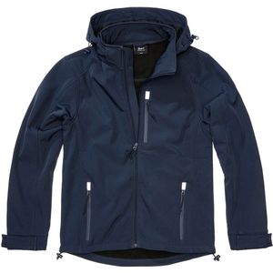 Brandit - Softshell Hurricane Jacket - Donkerblauw - Softshelljack