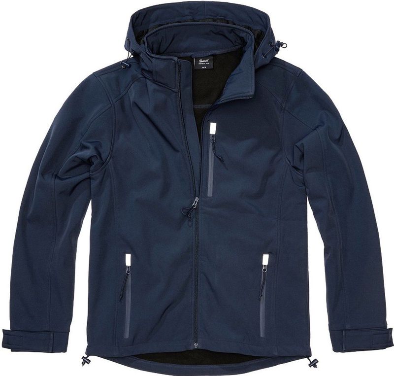 Brandit - Softshell Hurricane Jacket - Donkerblauw - Softshelljack