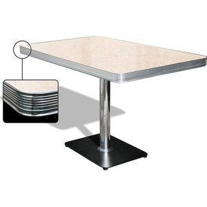 Bel Air Retro Eettafel TO-22W Antique White