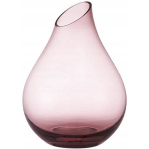 IKEA Sannolik Vaas - Roze Glas, 17 cm Hoog