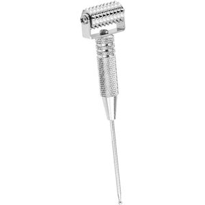 Acupunctuur Roller Massager - Gezichts-/Oormassage Roller met Acupunctuur Detector Probe, Zilver