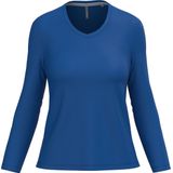 V-hals lange mouwen T-shirt voor dames Kariban