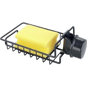 Ohio Spoelbak Caddy - Gootsteen Organisator van Gepoedercoat Metaal - 21 x 7 x 105 cm