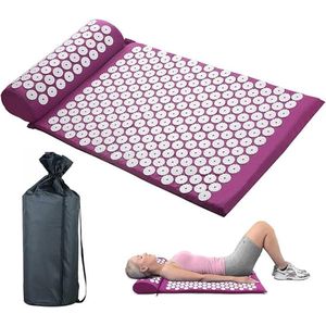 Spijkermat - Ontspannend en Therapeutisch - Voor Rug, Nek en Schouders - Stimuleert Bloedsomloop en Verlicht Spanning - Wellness en Zelfzorg Thuis - Comfortabel en Effectief Design