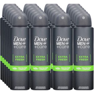 Dove Men Care Extra Fresh Deo Spray - 24 x 150 ml