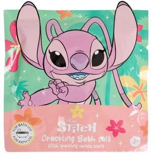 Disney Stitch - badzout 55 gram - vanilla scent - vanille - crackling bath salt - 3+ - Angel - flowers Hawaii