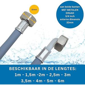 wasmachine/vaatwasser slang / Waterstop wasmachine slang 5m