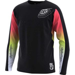 Troy Lee Designs Sprint Langarm Enduro Trui Zwart 8 Years Jongens,Meisjes