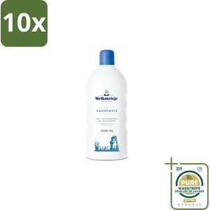 10 x Melkmeisje Bad en Douche Crème Karnemelk 2000 ml - Grootverpakking - Bad En Douche Crème - Melkmeisje - Karnemelk - Huidverzorging - Voedende Crème