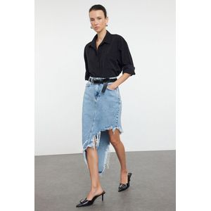 Trendyol TWOAW22ET0140 Volwassenen Vrouwen - Blauw - 36