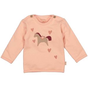 B.E.S.S. - Longsleeve Pony Hearts - Powder Pink