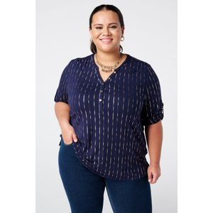 MS Mode Top Top met print en foil print