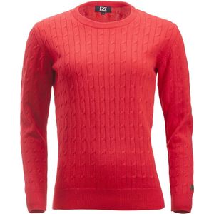 Cutter & Buck Blakely Knitted Sweater Dames 355403 - Rood - L