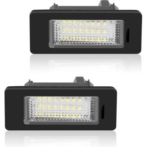 LED Autokentekenplaatverlichting 2x6500K - 400Lm Wit Achterlicht - Canbus - B-MW E39 E60 E82 E90 E92 E93 M3 E39 E60 E70 X5 E60 E61 M5 E88 .