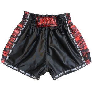 Joya - Camo V2 - Kickboksbroekje - Zwart/Rood