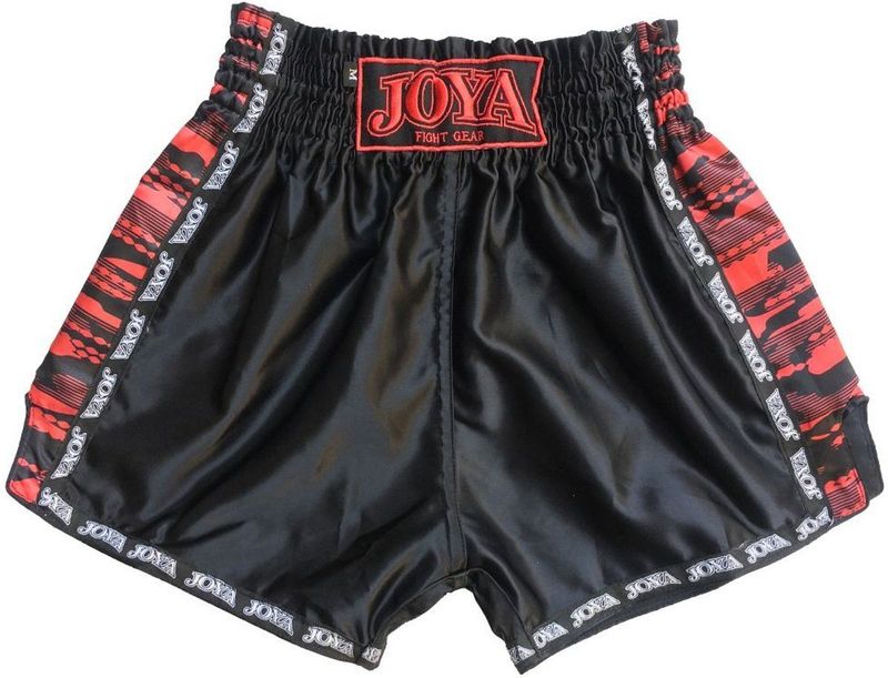 Joya - Camo V2 - Kickboksbroekje - Zwart/Rood