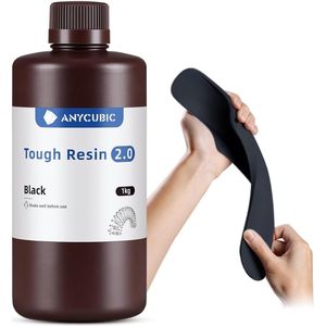 Anycubic - SLA 3D Printer - UV Resin 1 Liter - Tough Resin 2.0 - Zwart