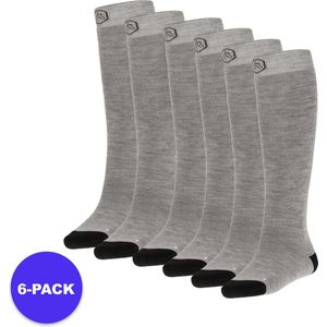 Apollo - Skisokken - Zwart - Unisex - 6-Pack