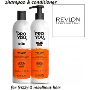 Set: Revlon- Pro You - smoothing shampoo & Balm - the tamer