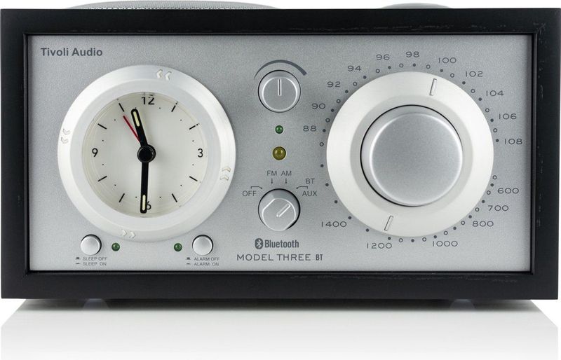 Tivoli Audio - Model 3 BT - Wekkerradio - Zwart/Zilver - Bluetooth