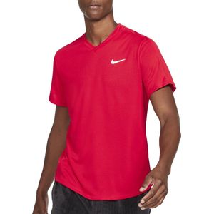 Nike Court Dry Sportshirt Mannen - Maat S