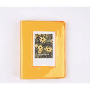 Mini Fotoalbum Jelly - 64-vaks Fotoalbum - Fotoboek - Musthave - Mini album - Memories - Oranje
