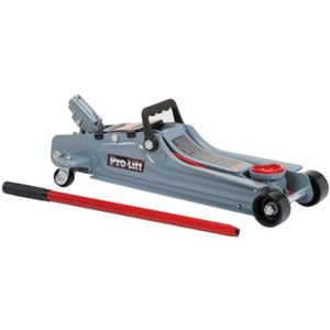 Vloerkrik Laag Profiel 2 Ton Capaciteit - Ideaal voor Voertuigen met Lage Bodemvrijheid