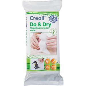 12x Creall Boetseerpasta Do & Dry wit, pak a 1 kg