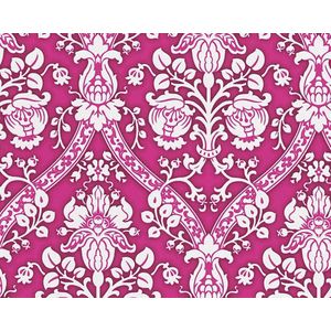 BAROK BEHANG | Klassiek - metallic lila wit - A.S. Création Flock 4