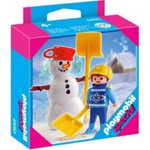 Playmobil Kind met sneeuwman - 4680