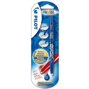 Rollerpen pilot frixion bl-fr7 m blister blauw | Blister a 1 stuk