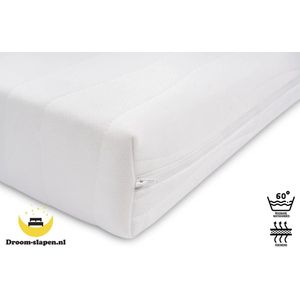 Matras - 90x200 17cm koudschuim - Luxe Bamboo tijk anti allergisch