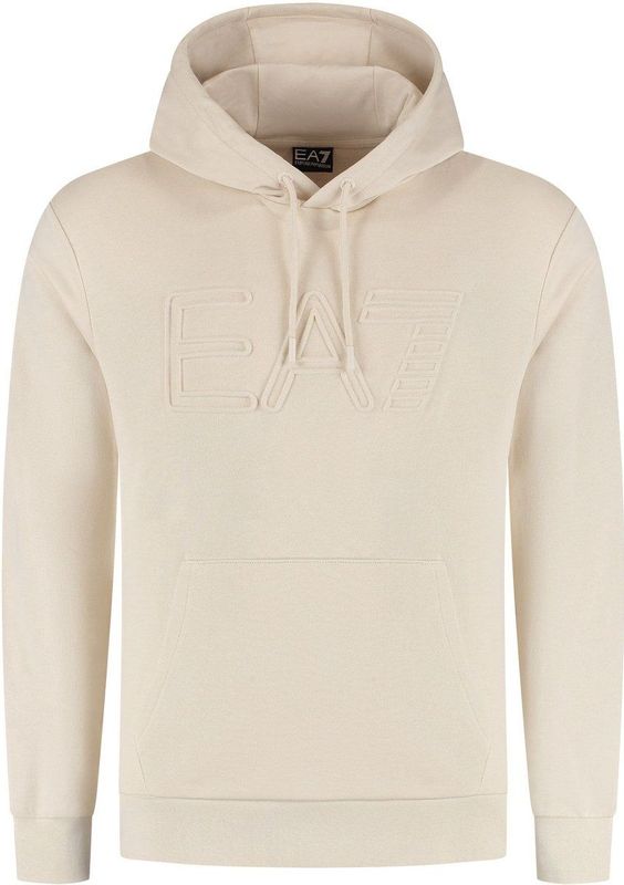 EA7 Train Logo Series Oversized Logo Hoodie Heren - Maat L