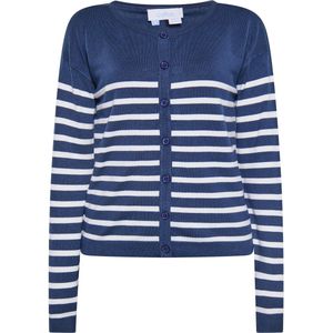 usha BLUE LABEL Gebreid vest  marine / wit