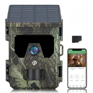Equivera Wildcamera voor Buiten - Wildcamera - Met Nachtzicht - Wildlife Camera - Bewegingsdetector - Hoge Kwaliteit Beeld