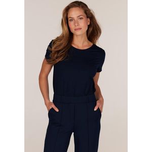 Jansen Amsterdam Dames T'shirt Blauw SOOF navy