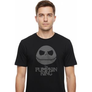 T-shirt Disney Jack Skellington Officiel – Pumpkin King All Black