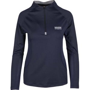 Mondoni Shirt Baselayer - Maat: M - Donkerblauw - Polyester/elastan - Paardrijkleding