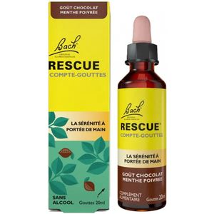 Rescue Bach Dropper Count Chocolade Pepermuntsmaak 20 ml