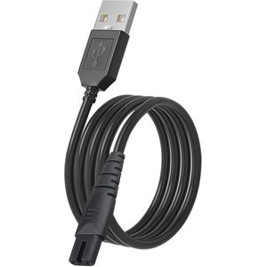 USB Oplaadkabel voor Waterflosser - Draagbare Draadloze Monddouche Oplader 1,2 m (Zwart)