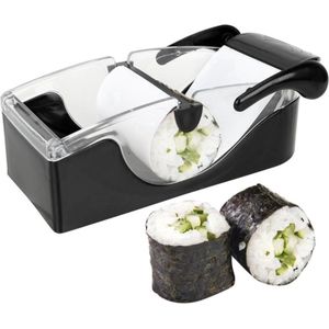 IBBO® - Sushi Roll Maker – Sushi maker – Sushi Kit – Sushi Roller – Sushi machine – Sushi Bazooka Black - Sushi Go + Gratis Sushi recepten