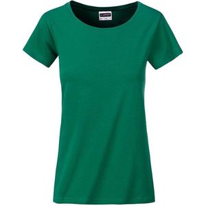 James and Nicholson Dames/dames Basic Organic Katoenen T-Shirt (Iers Groen)