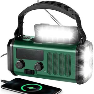 Lexium Noodradio solar opwindbaar - Radio - Noodradio - Weerradio - Radio voor Noodgevallen - Nood - Muziek - Nieuws - Noodpakket - Rampen - Praktisch - Zonneenergie