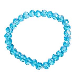 Melady Kralen Armband 30beads*8mm Groen Glas Rond Kralen Armband Dames Armbandjes Sieraden Dames